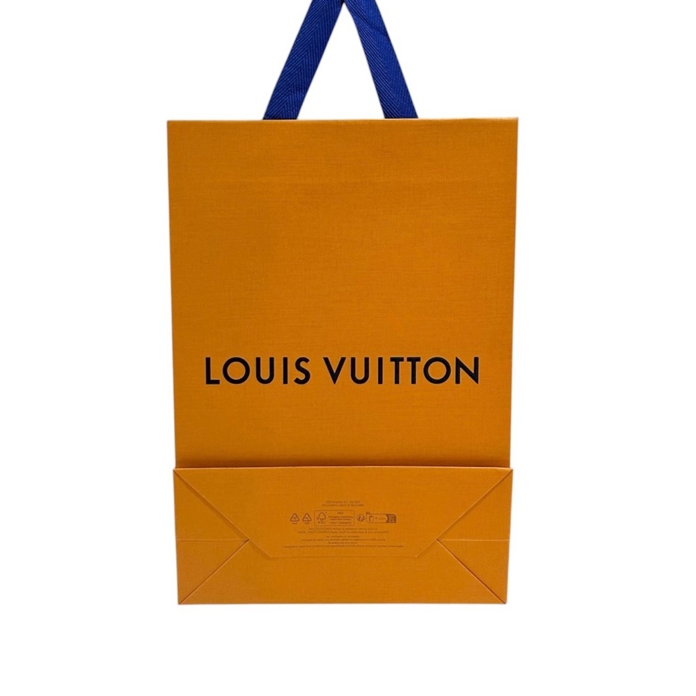 AUTHENTIC LOUIS VUITTON Gift bag Luxury Designer Presentation Orange Blue - Picture 3 of 10